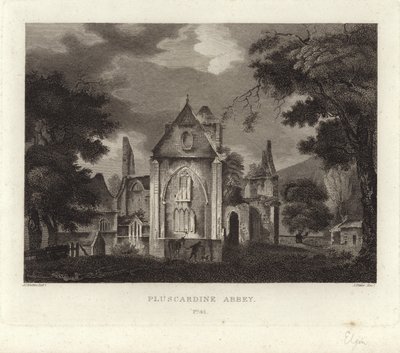 Pluscardine Abbey von John Claude Nattes